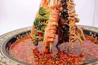 米線加盟店，十秒到